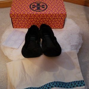 Tory Burch Suede ballet flats